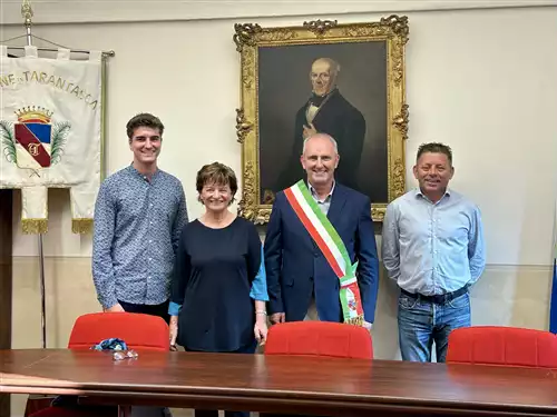 INSEDIATO IL NUOVO CONSIGLIO COMUNALE DI TARANTASCA CON GIANCARLO ARMANDO SINDACO 
