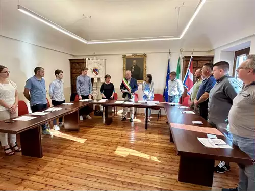INSEDIATO IL NUOVO CONSIGLIO COMUNALE DI TARANTASCA CON GIANCARLO ARMANDO SINDACO 
