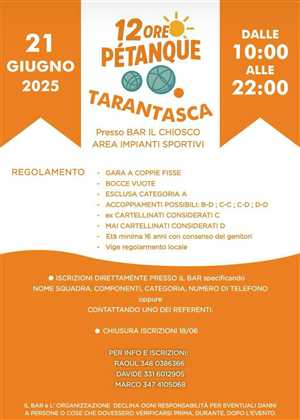 12 ORE DI PETANQUE
