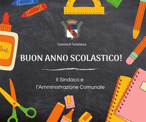 BUON ANNO SCOLASTICO!