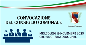 Convocazione del Consiglio Comunale