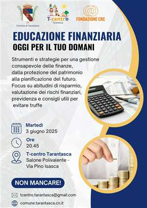 EDUCAZIONE FINANZIARIA - Oggi per il tuo domani