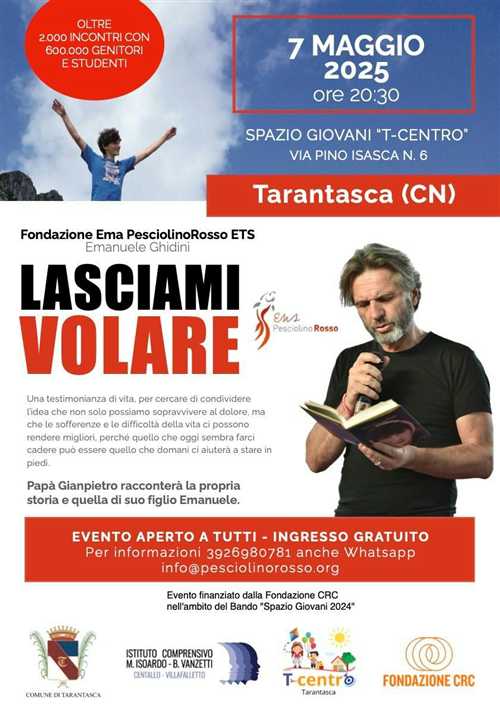 "LASCIAMI VOLARE" - Una serata per riflettere, emozionarsi, rinascere.