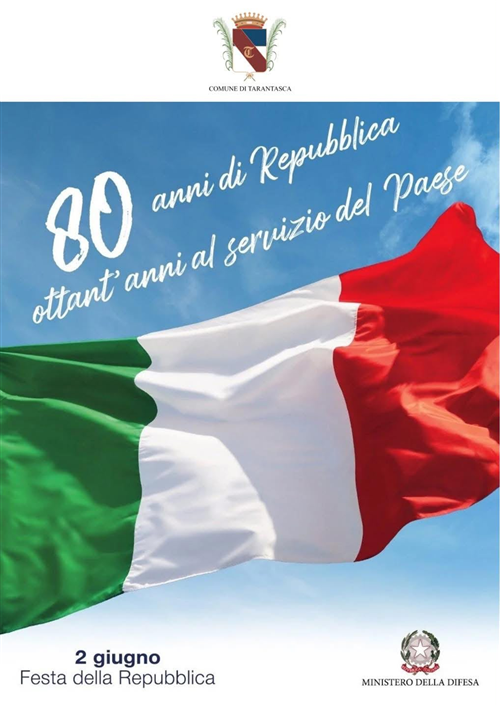 2 Giugno 2026 - 80° Anniversario della Festa della Repubblica