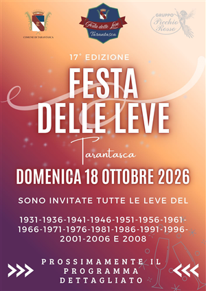 Festa delle Leve 2026!