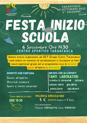 FESTA DI INIZIO SCUOLA - 2^ Edizione!