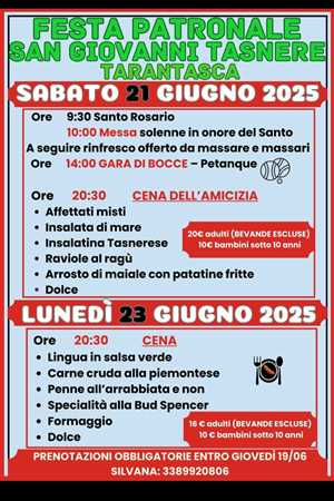 FESTA PATRONALE DI SAN GIOVANNI