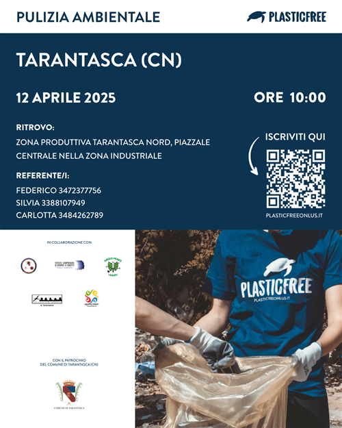 CLEAN UP PLASTIC FREE A TARANTASCA: UNISCITI A NOI!