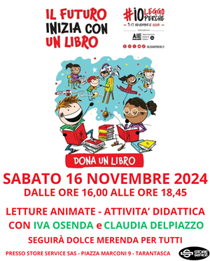 LETTURE ANIMATE E ATTIVITÀ DIDATTICHE IN OCCASIONE DI #IOLEGGOPERCHE