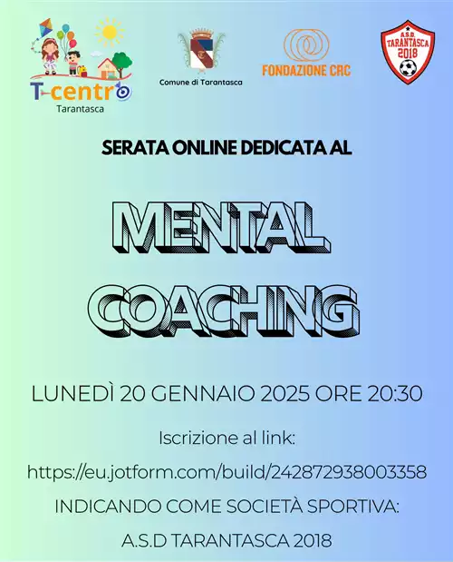 SERATA ONLINE DEDICATA AL MENTAL COACHING