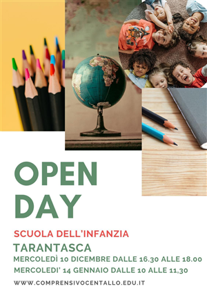 Open Day - Scuola dell'Infanzia Tarantasca