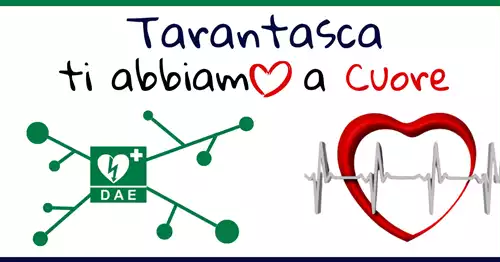 TARANTASCA, TI ABBIAMO A CUORE! 
NUOVI CORSI PER L’UTILIZZO DEI DAE APERTI A TUTTI I CITTADINI
