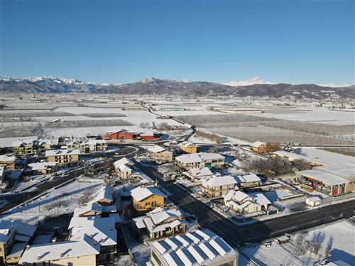Il fascino del primo manto bianco su Tarantasca