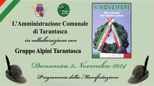 4 NOVEMBRE: GIORNATA DELL'UNITA' NAZIONALE E DELLE FORZE ARMATE