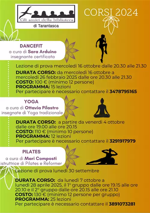 CORSI 2024-2025 A TARANTASCA